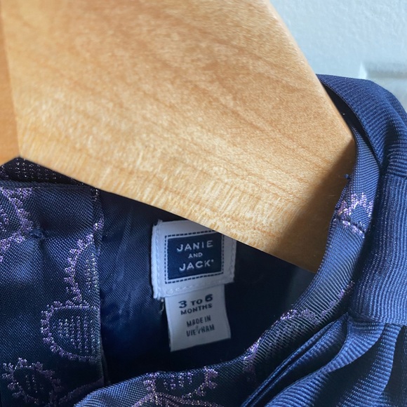 Janie and Jack Jacquard weave dress - Brand NEW. Size:3-6 Months - Picture 7 of 7